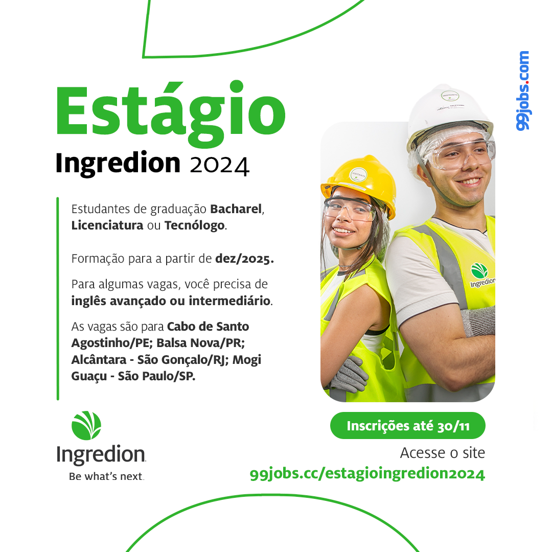 Ingredion estagio24 whatsapp