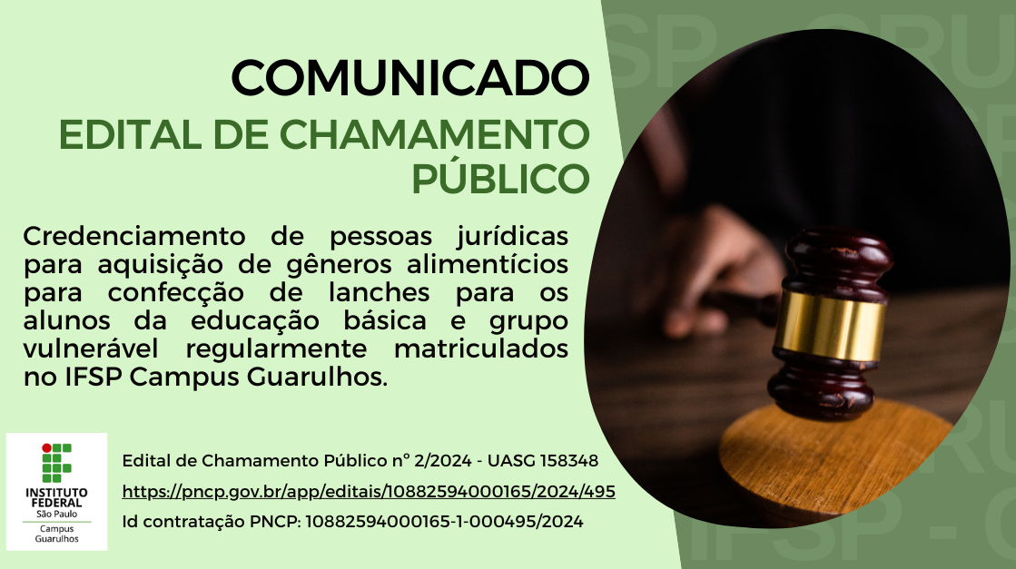 Comunicado Credenciamento Publico