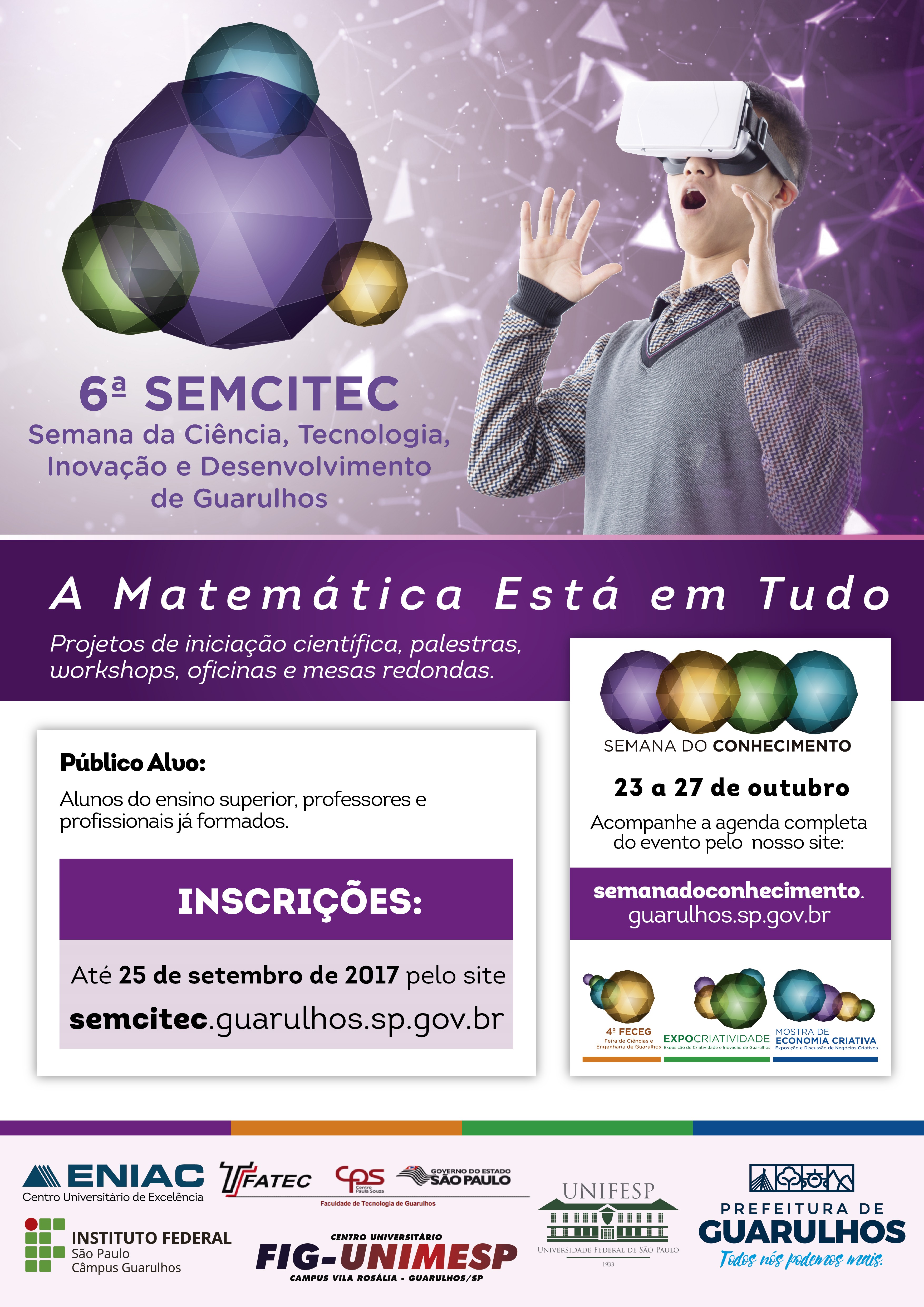 SEMCITEC semana conhecimento