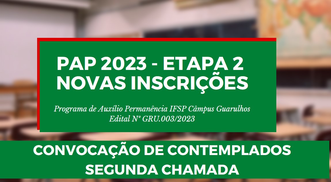 etapa 2 pap 2023 segunda chamada