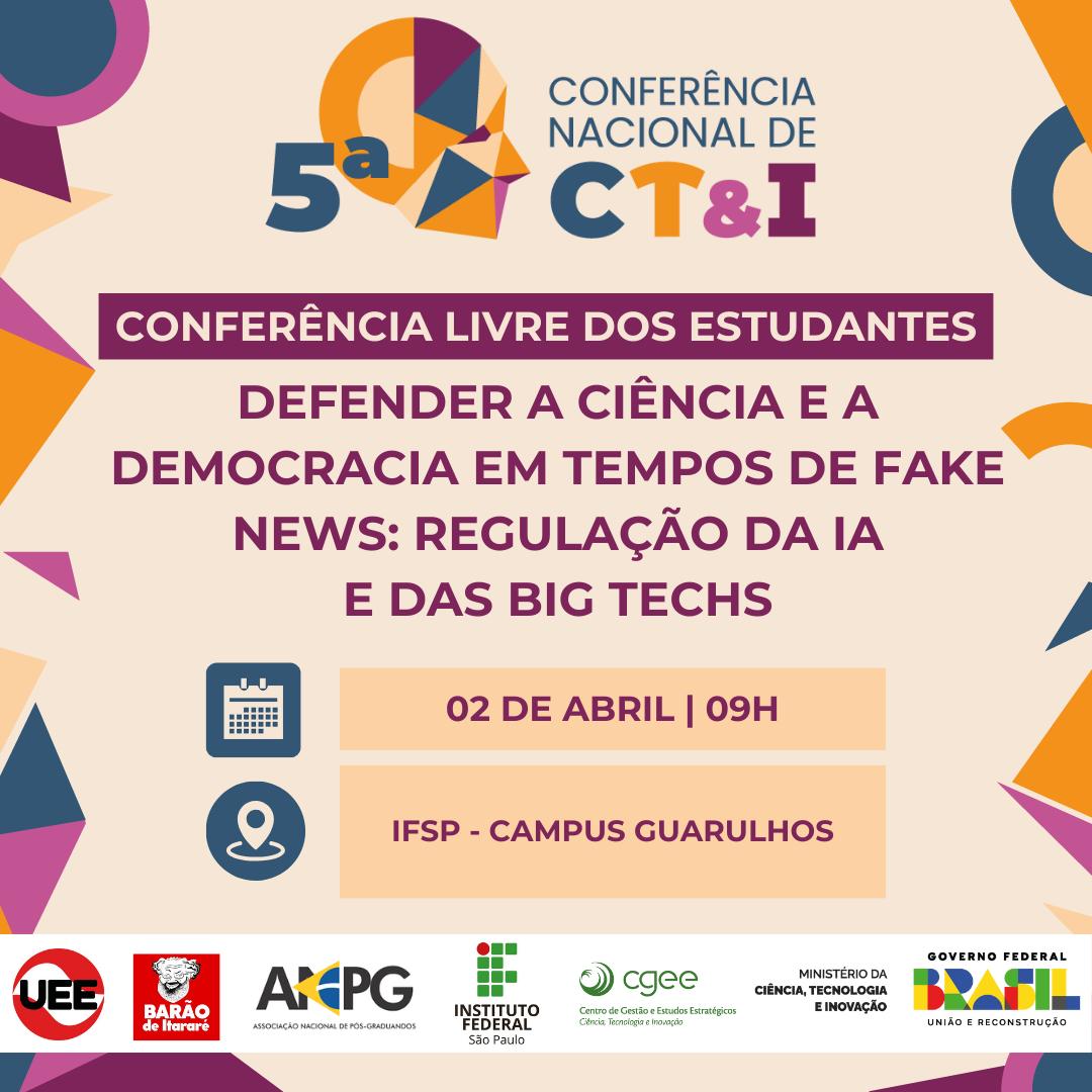 Evento Quinta Conferência Nacional de CTI 02.04